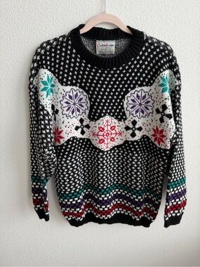 Vintage Custom Design Christmas Holiday Sweater 22” ptp